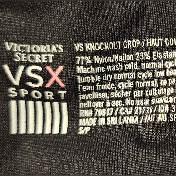 Victoria's Secret VSX Sport Colorful Floral Capris 18" Leggings - Picture 7 of 8